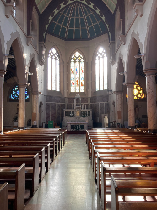 Interior view of the church